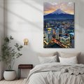 Obraz na płótnie - miasto, góra, budynki