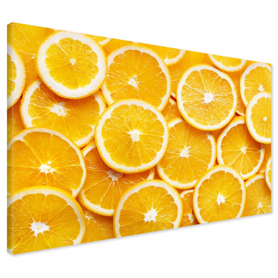 Obraz na płótnie - pomarańcze, owoce, cytrusy