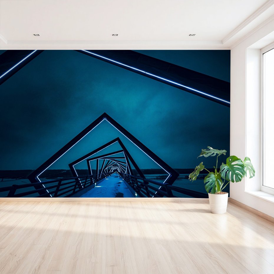 Fototapeta - most, abstrakcja, geometria