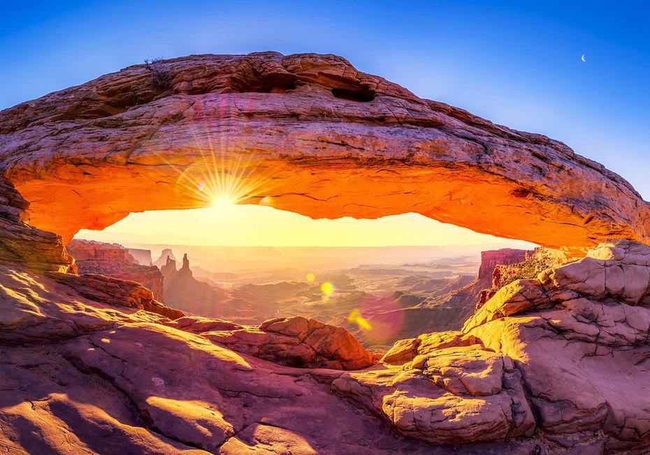 Fototapeta - kanion, skały, słońce