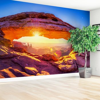 Fototapeta - kanion, skały, słońce