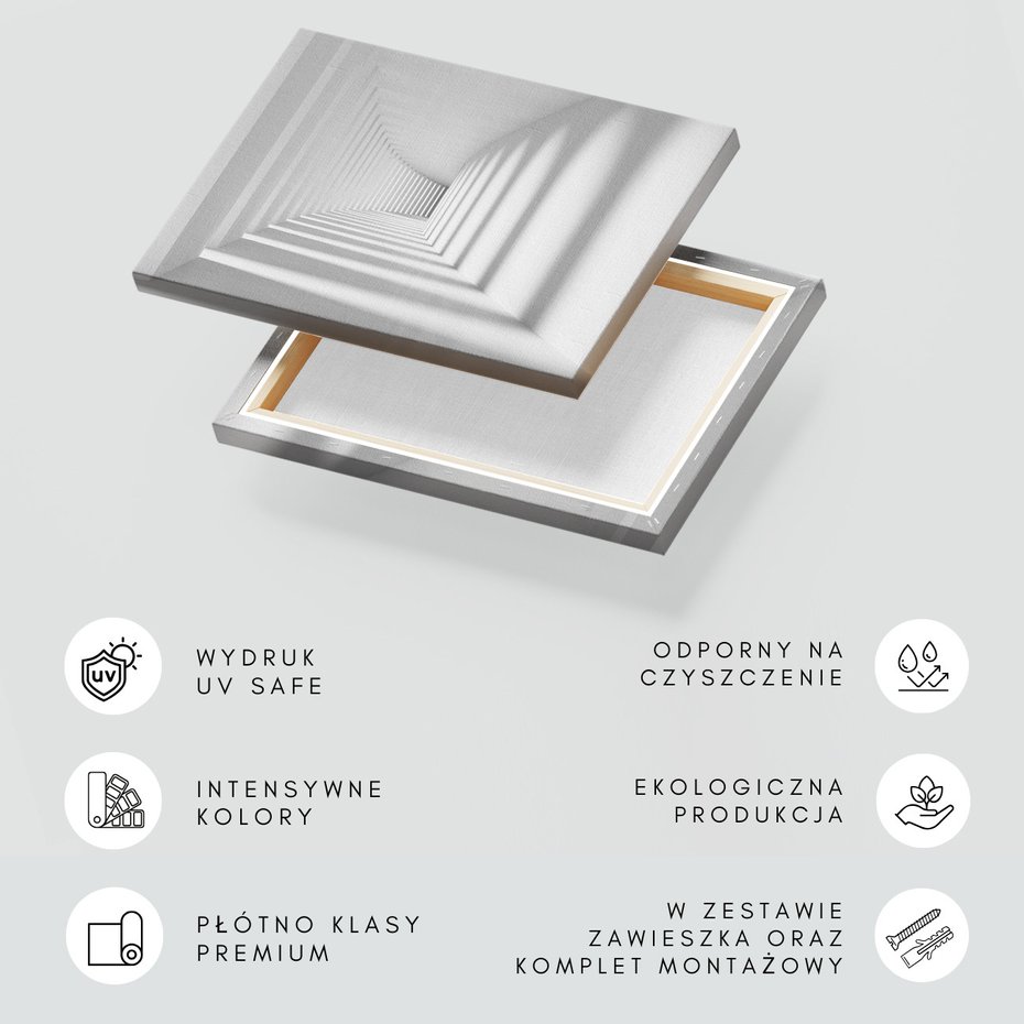 Obraz na płótnie - abstrakcja, architektura, wnętrze