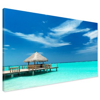 Obraz na płótnie - plaża, morze, turkusowy