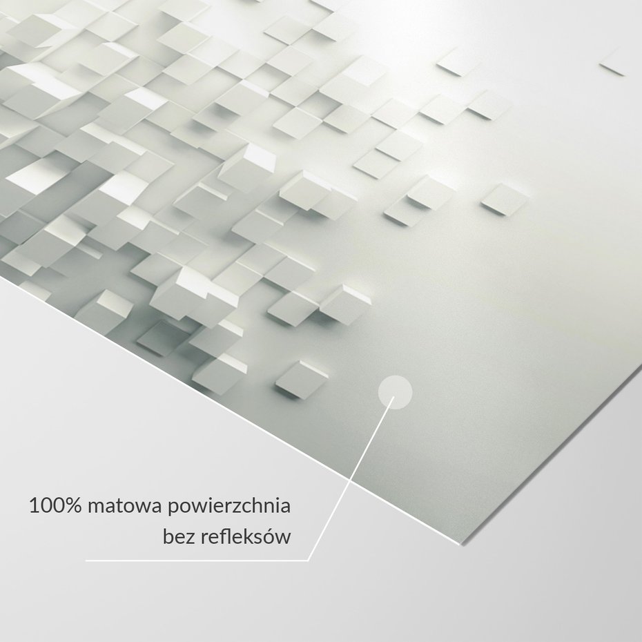 Fototapeta - abstrakcja, sześciany, biały