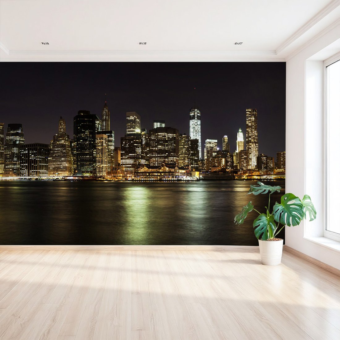 Fototapeta - miasto, noc, budynki