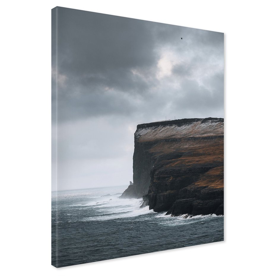 Obraz na płótnie - klif, morze, krajobraz