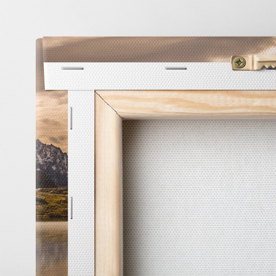 Obraz na płótnie - góry, jezioro, krajobraz