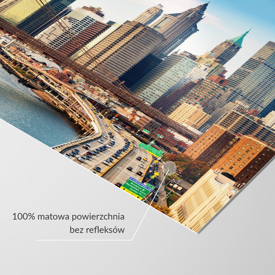 Fototapeta - Manhattan, most, miasto