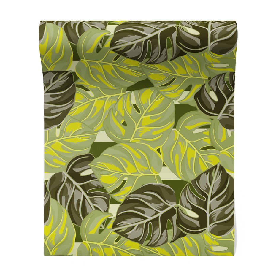 Tapeta - liście, monstera, tropikalny