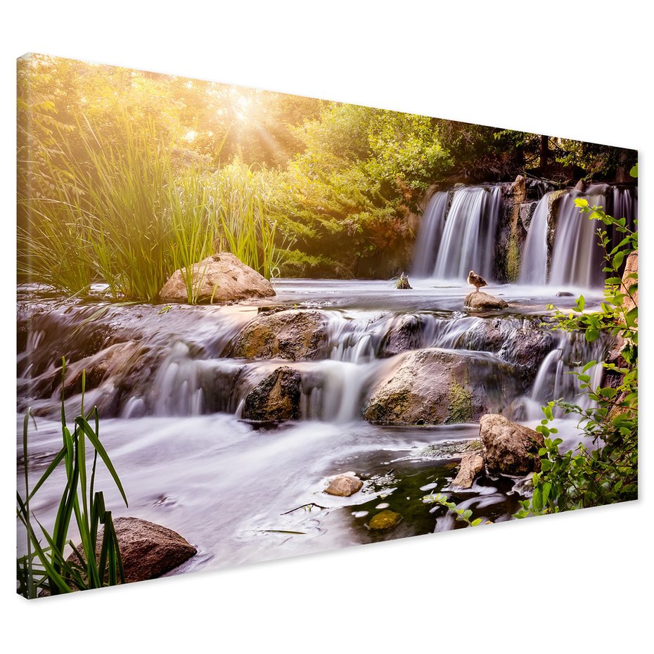 Obraz na płótnie - wodospad, natura, woda