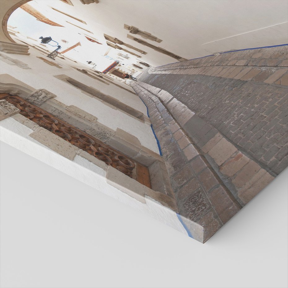 Obraz na płótnie - uliczka, miasto, architektura