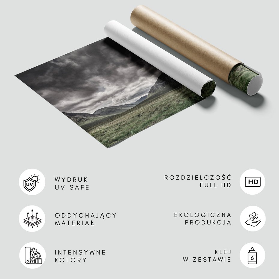 Fototapeta - krajobraz, góry, chmury