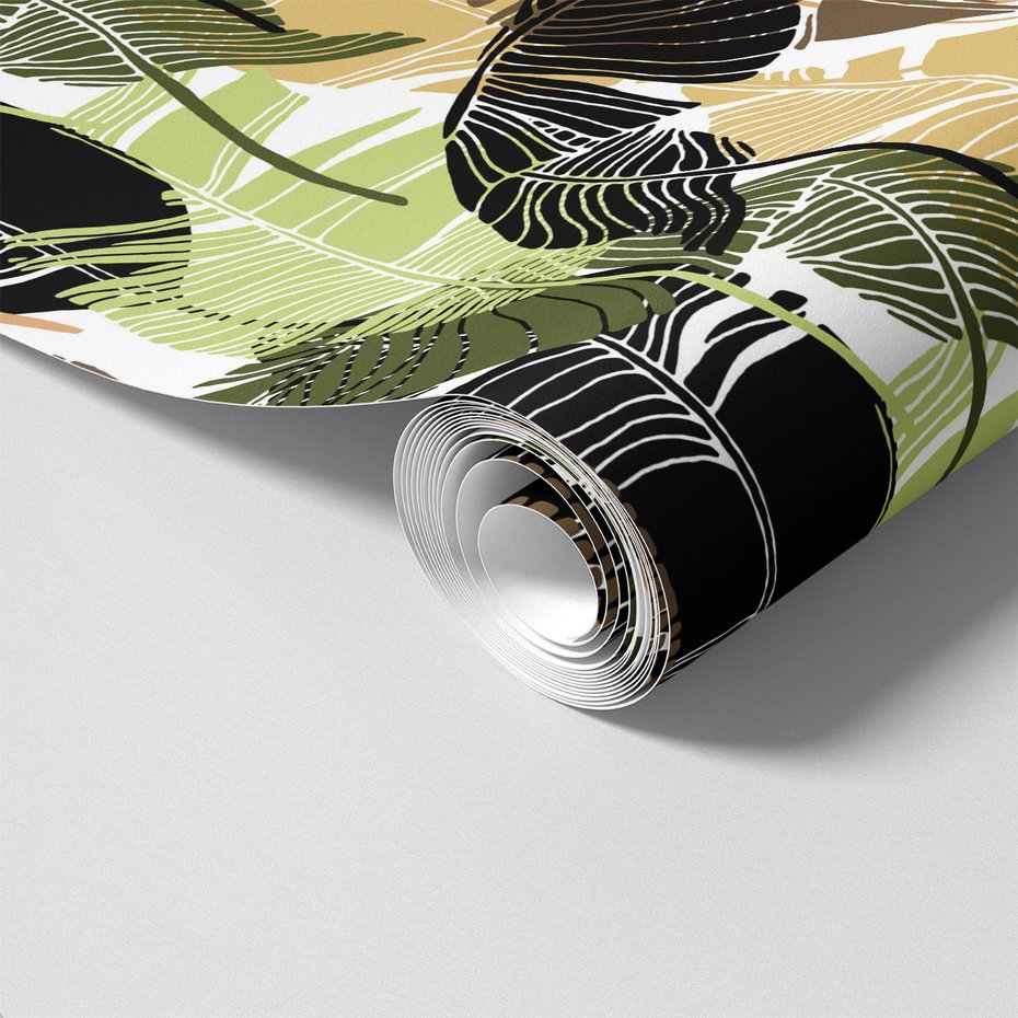 Tapeta - liście, roślinność, tropikalny