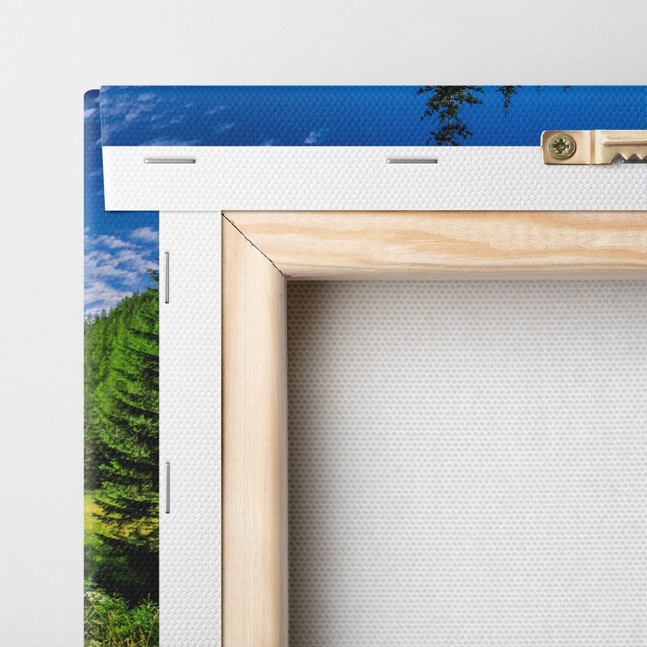 Obraz na płótnie - krajobraz, las, ścieżka