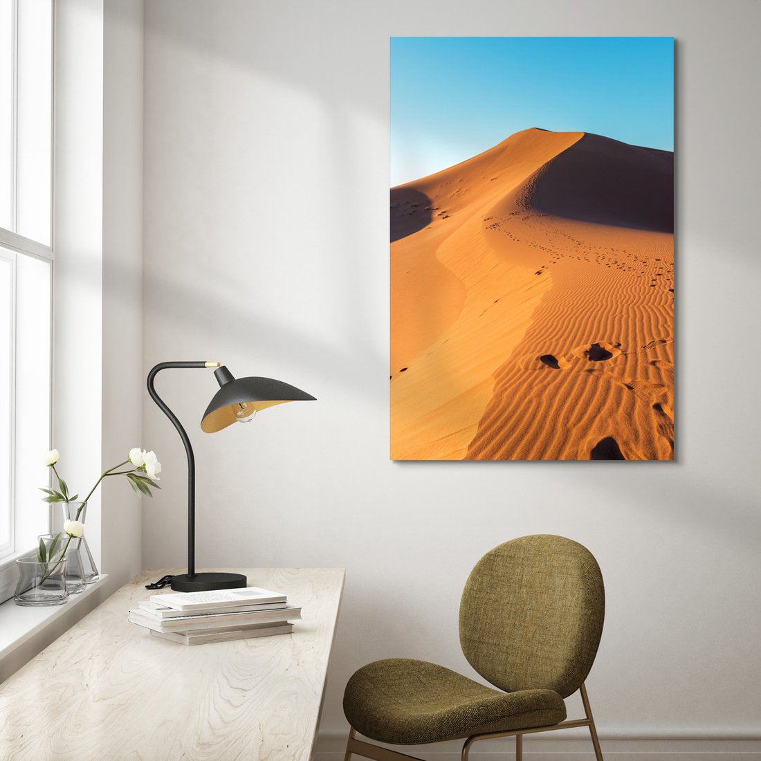 Obraz na płótnie - piasek, pustynia, wydmy