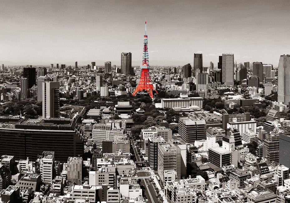 Fototapeta - miasto, wieża, budynki