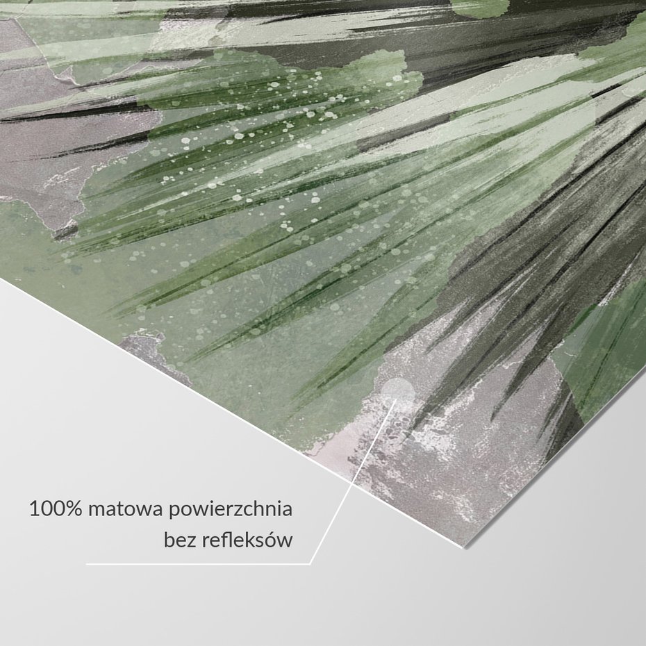 Fototapeta - beton, palmy, liście