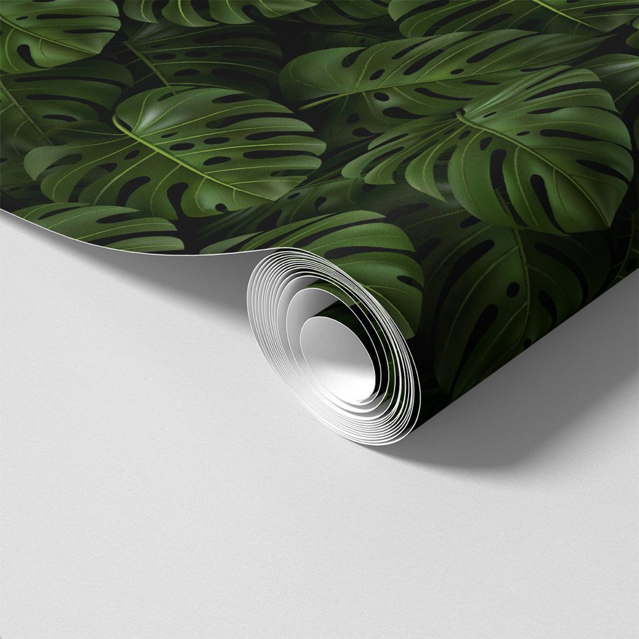 Tapeta - liście, monstera, roślinność