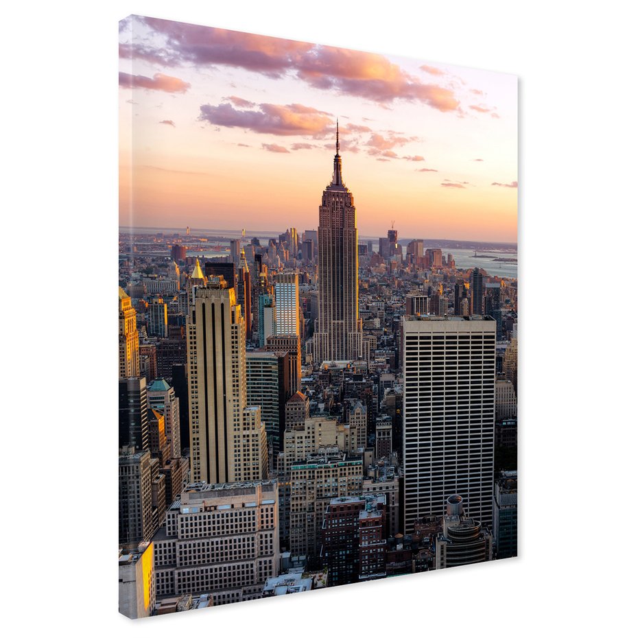 Obraz na płótnie - miasto, budynki, drapacze chmur
