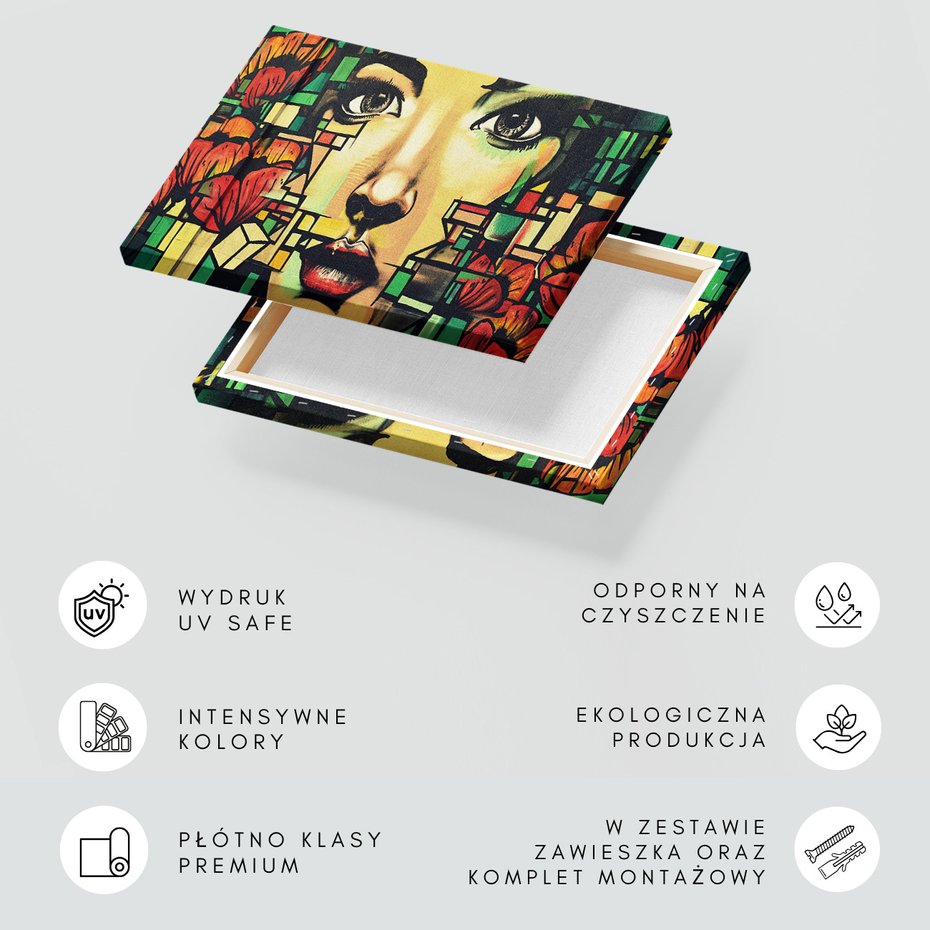 Obraz na płótnie - portret, grafika, sztuka