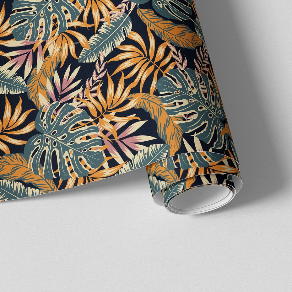 Tapeta - liście, monstera, roślinność