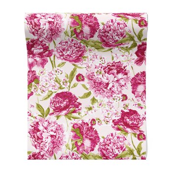 Tapeta - kwiaty, liście, wzór