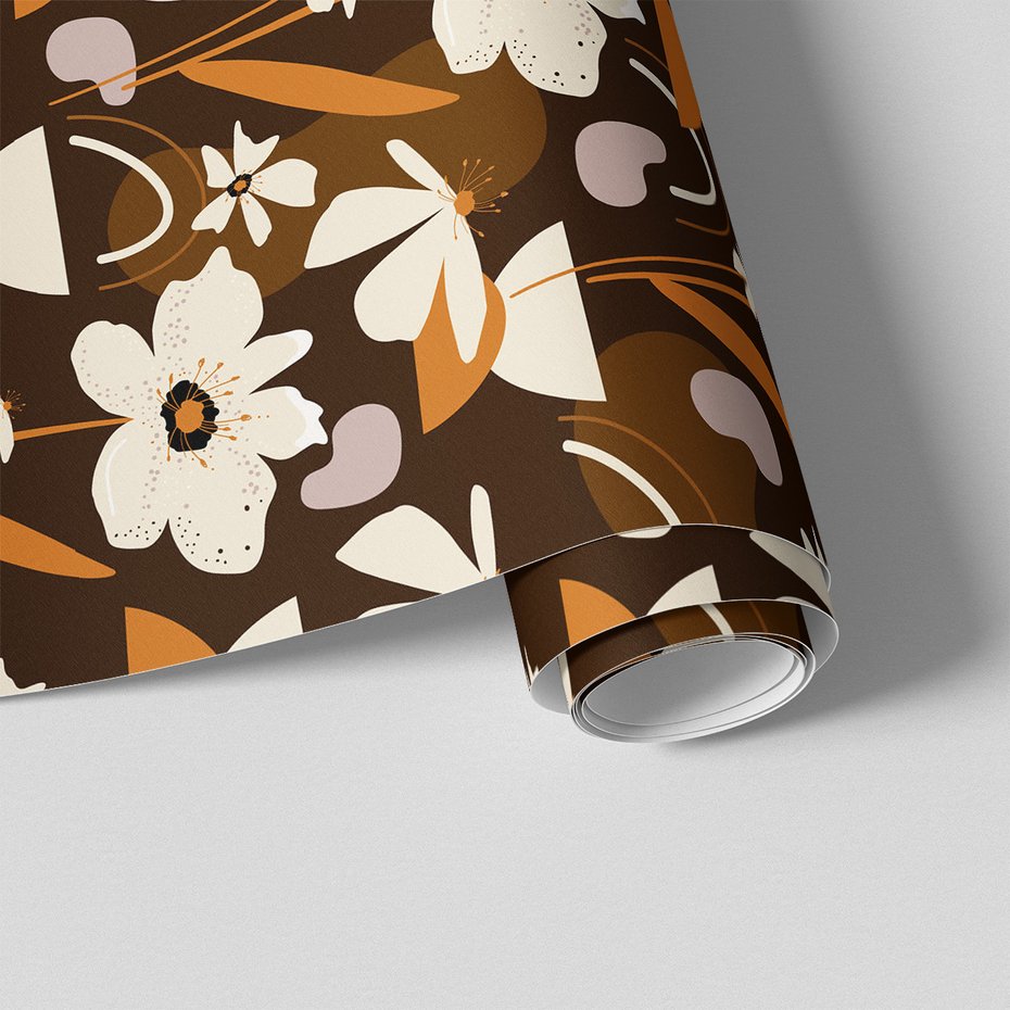 Tapeta - kwiaty, abstrakcja, tło