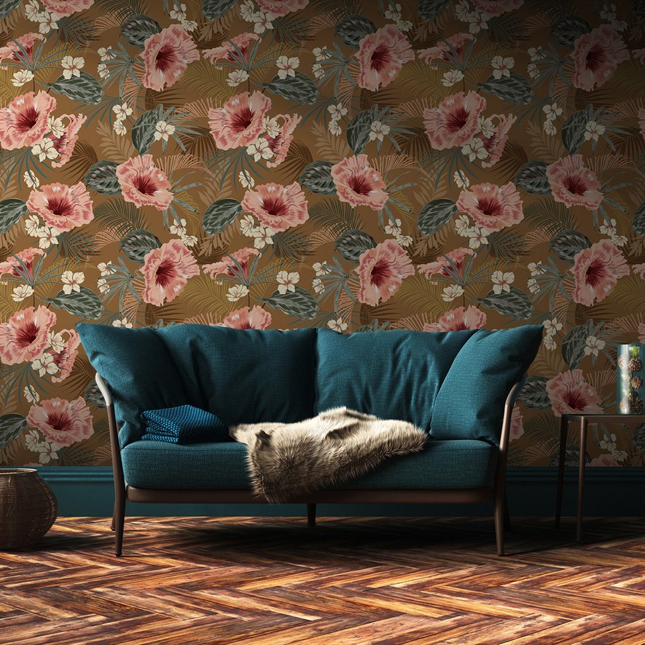 Tapeta - kwiaty, liście, natura