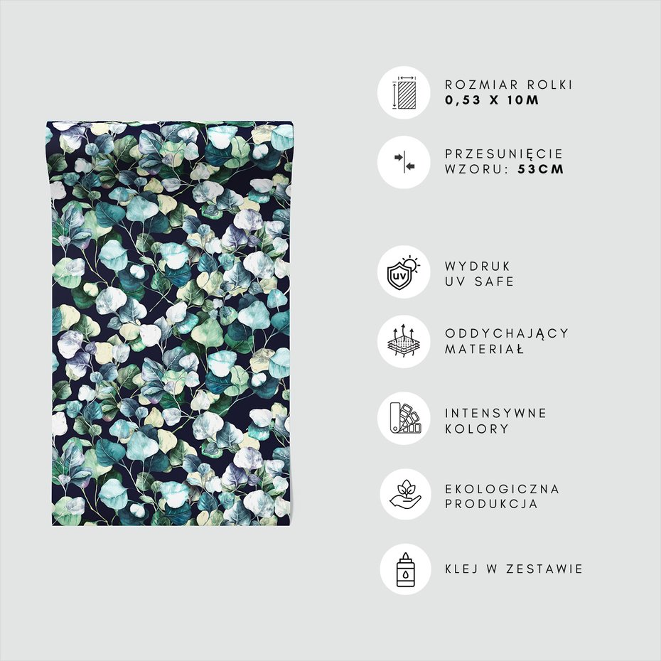 Tapeta - liście, eukaliptus, gałązki