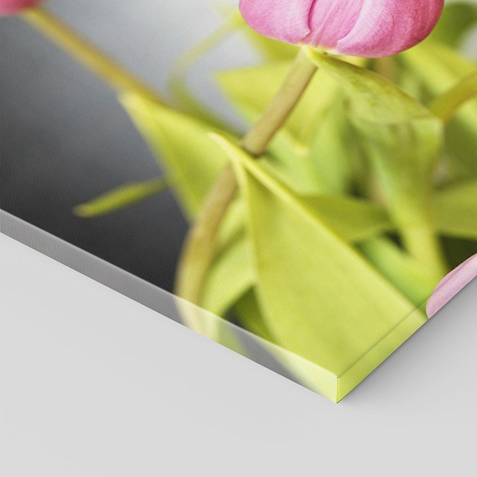 Obraz na płótnie - tulipany, kwiaty, różowy