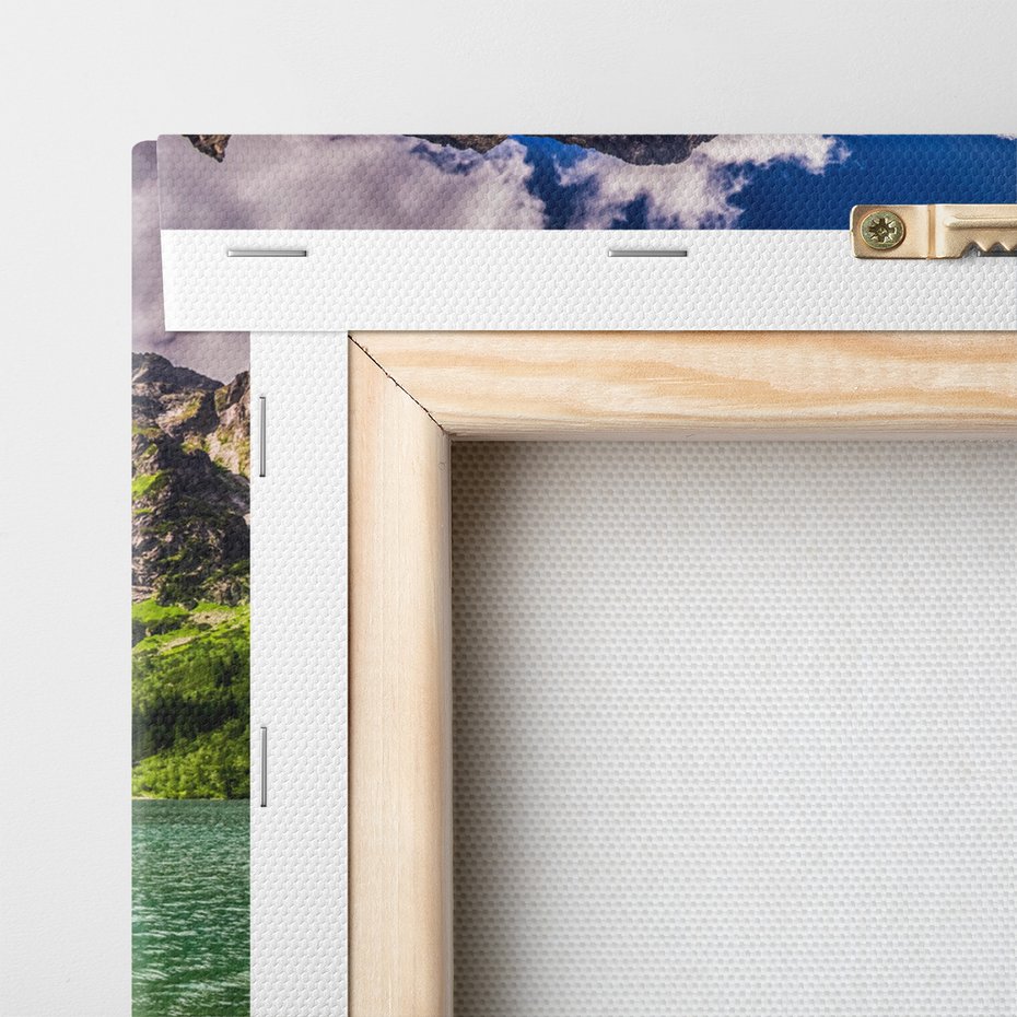 Obraz na płótnie - góry, jezioro, krajobraz