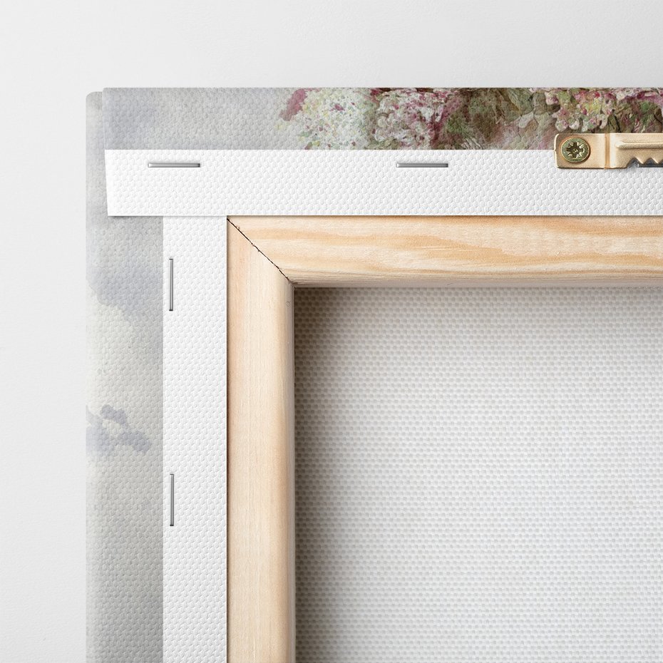 Obraz na płótnie - kobieta, kwiaty, abstrakcja