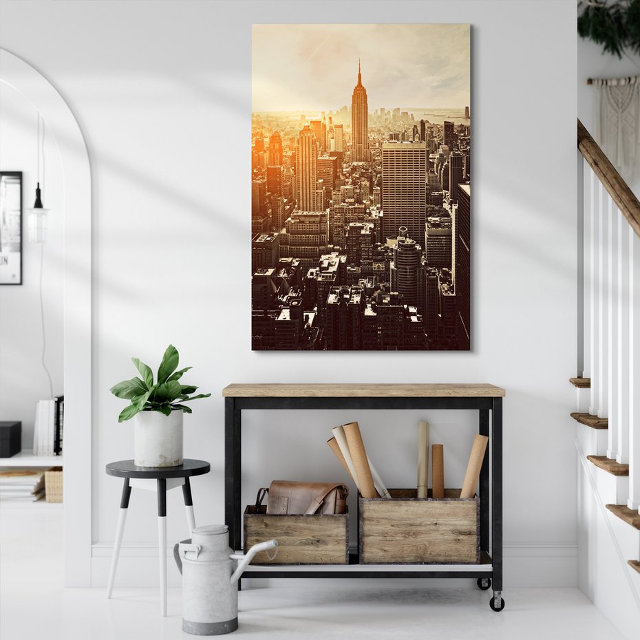 Obraz na płótnie - miasto, budynki, panorama