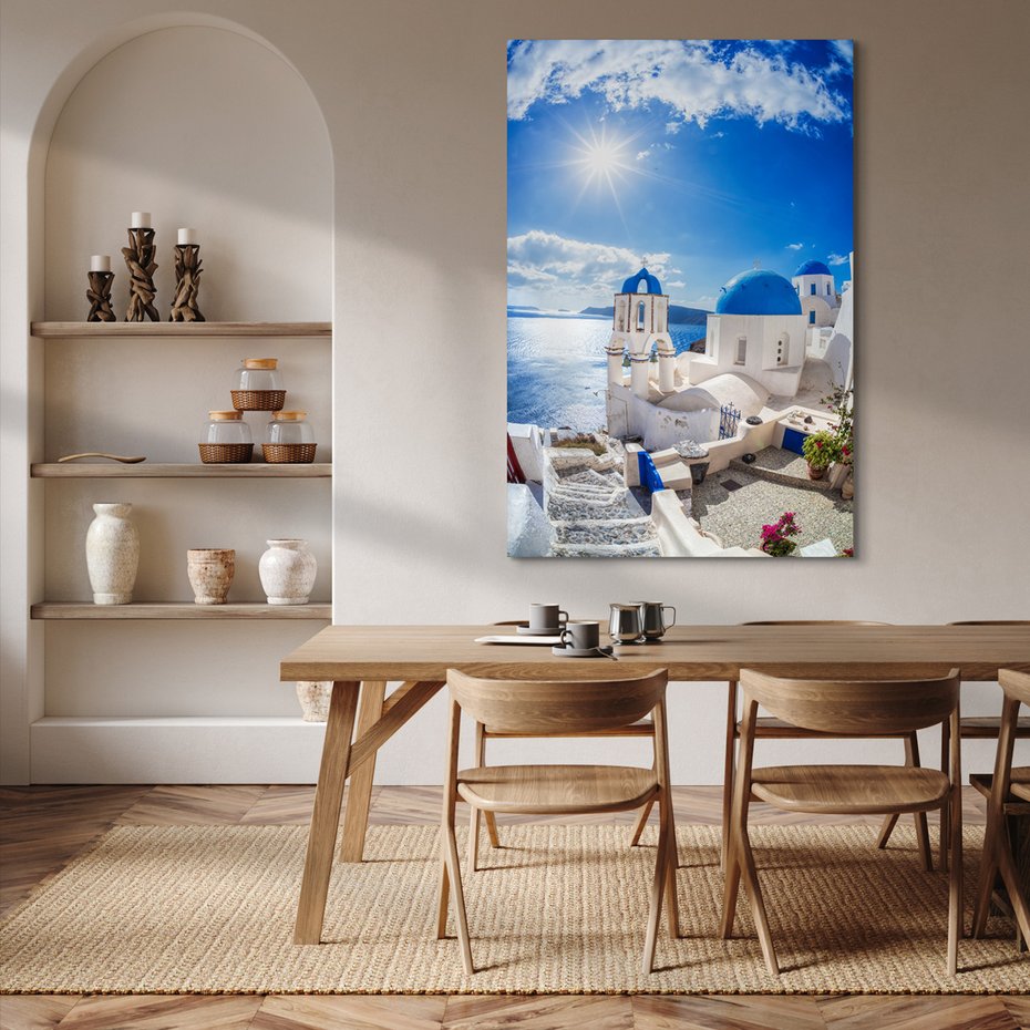 Obraz na płótnie - Santorini, Grecja, architektura