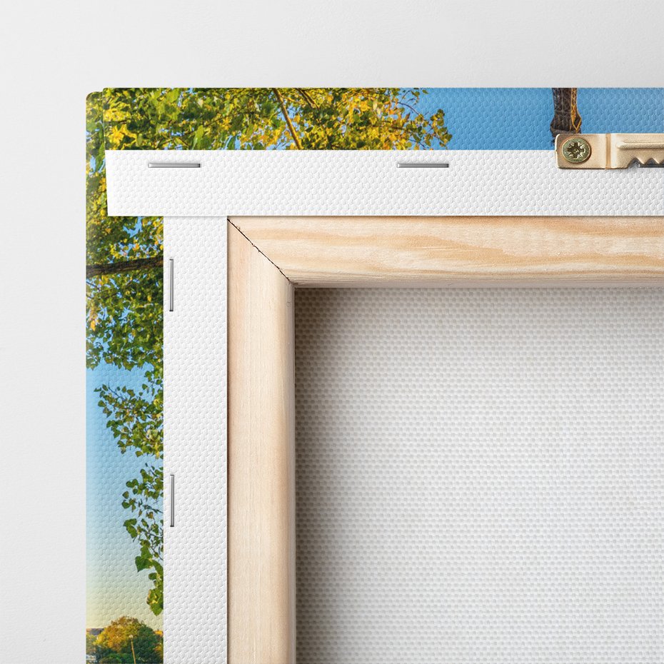 Obraz na płótnie - Paryż, wieża Eiffla, most