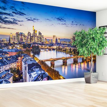 Fototapeta - miasto, most, rzeka