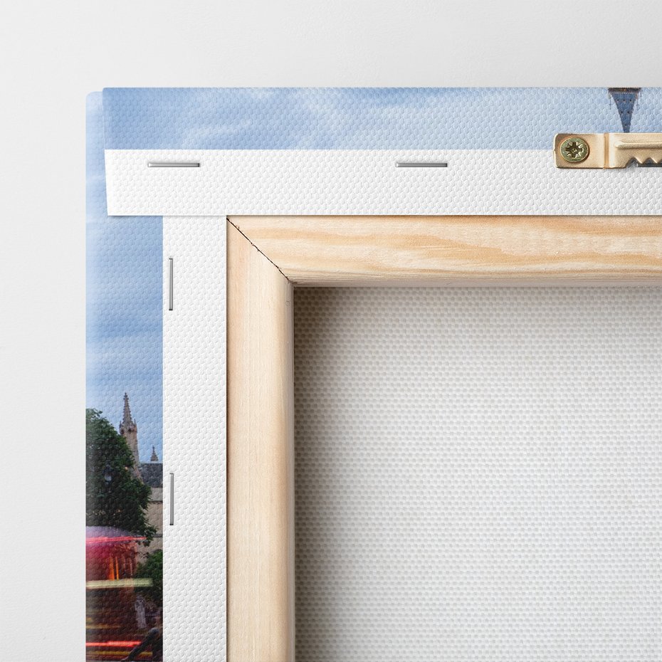 Obraz na płótnie - Londyn, Big Ben, budki telefoniczne