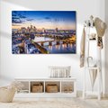 Obraz na płótnie - miasto, most, rzeka