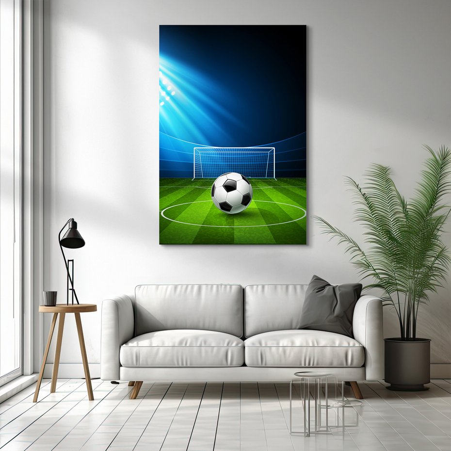 Obraz na płótnie - piłka nożna, sport, gol