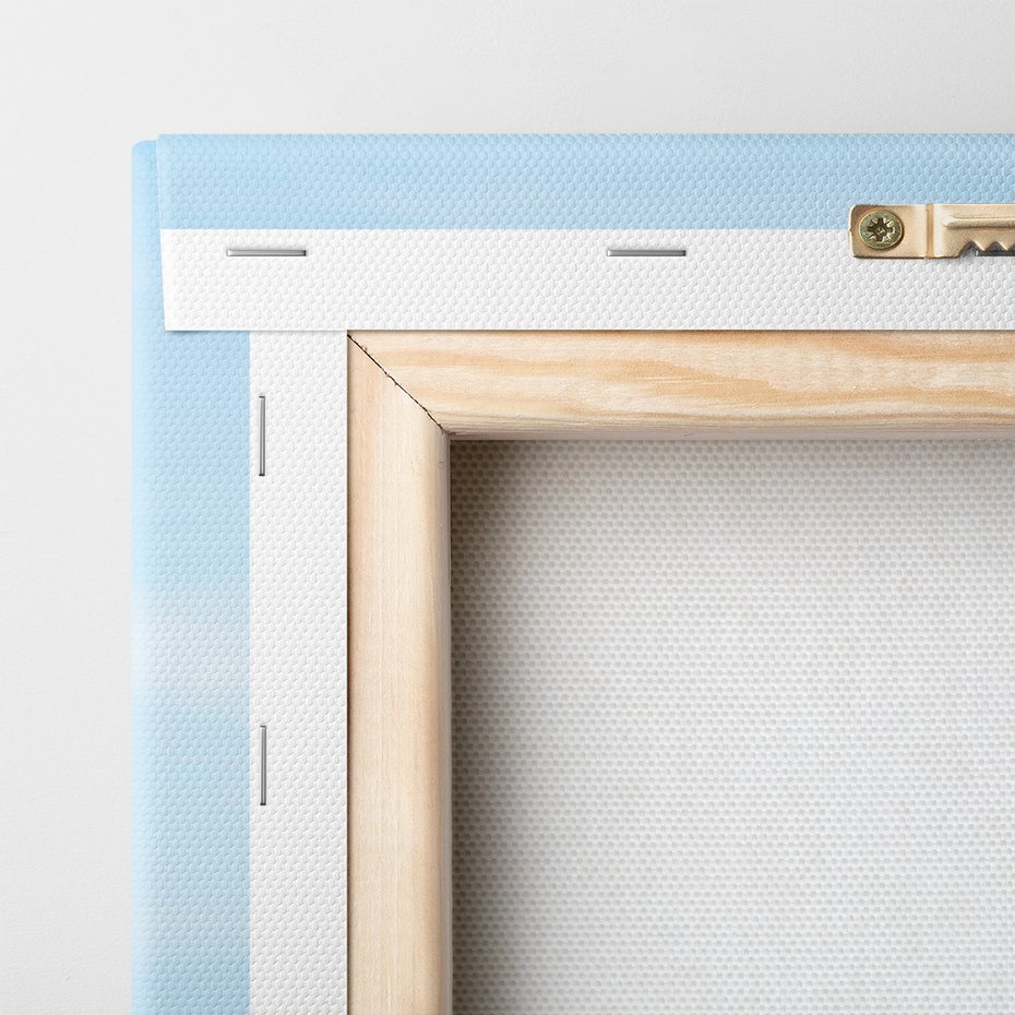 Obraz na płótnie - plaża, morze, trawa