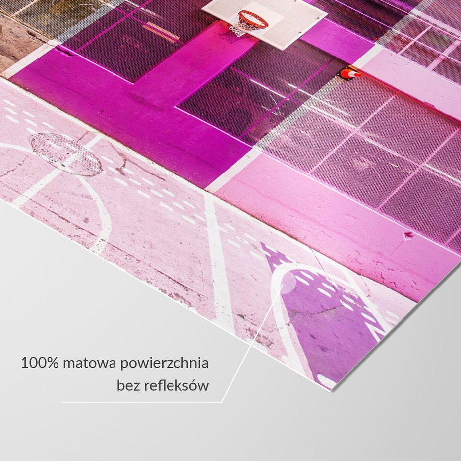 Fototapeta - koszykówka, sport, różowy