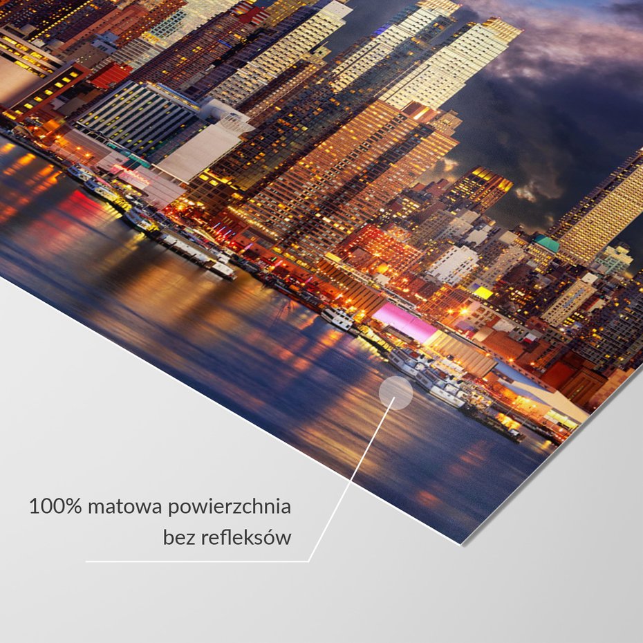 Fototapeta - miasto, noc, panorama