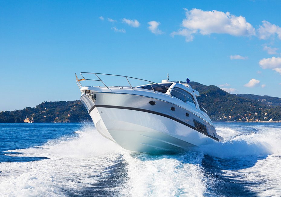 Fototapeta - łódź, morze, woda