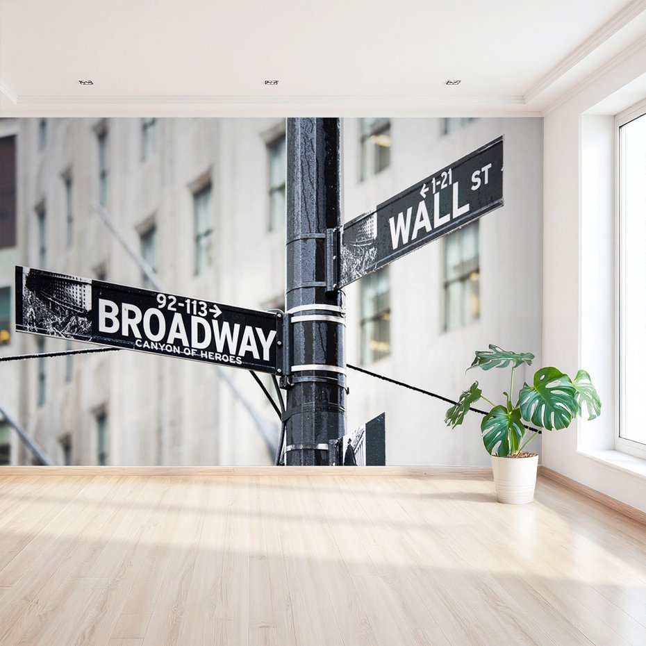 Fototapeta - ulica, znaki, miasto