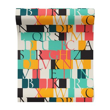 Tapeta - litery, alfabet, bloki