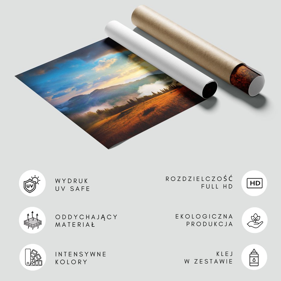 Fototapeta - góry, las, krajobraz