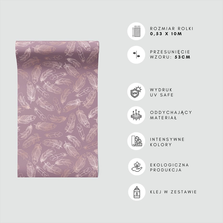 Tapeta - pióra, ornament, tło