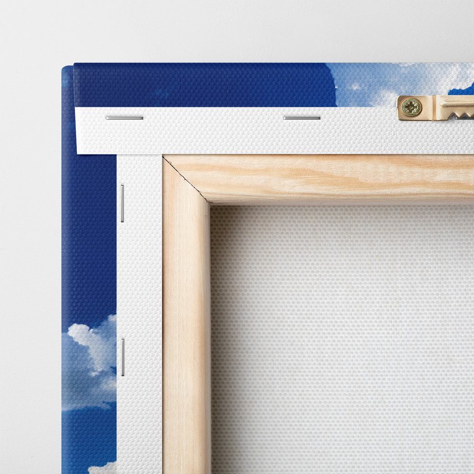 Obraz na płótnie - niebo, chmury, słońce