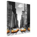 Obraz na płótnie - miasto, taksówki, ulica