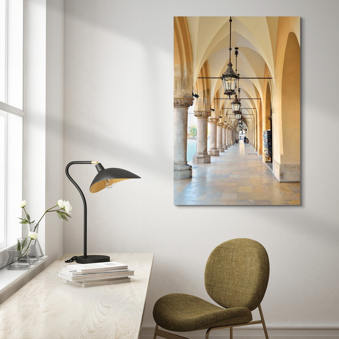 Obraz na płótnie - Sukiennice, Kraków, kolumny